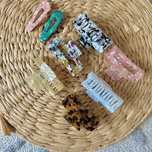 Colorful Hair Claw Clip Set